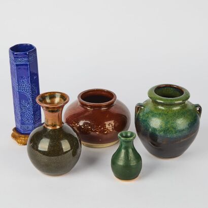 A Group of Small Bottles and Jars