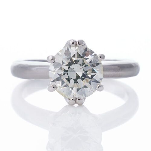 18ct White Gold, Traditional, 2.00ct Diamond Solitaire Ring