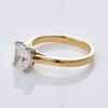 18ct Yellow Gold / Platinum, 1.30ct Cushion Cut Diamond Solitaire Ring, GIA certified - 2