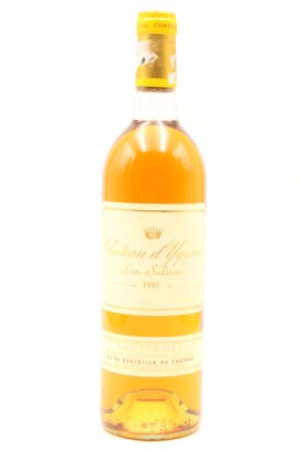 (1) 1981 Chateau d'Yquem, Sauternes [JR19] [TC96]