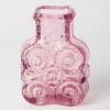 A Scandinavian 'On the Rocks' Purple Glass Vase, Lars Hellsten