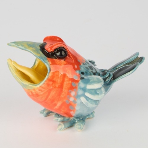 A K Kennedy Ceramic Bird Figure