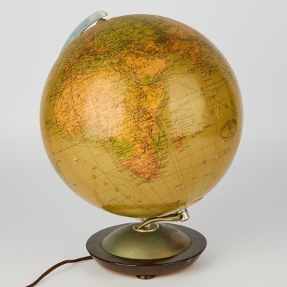 A Light-up Vintage Globe