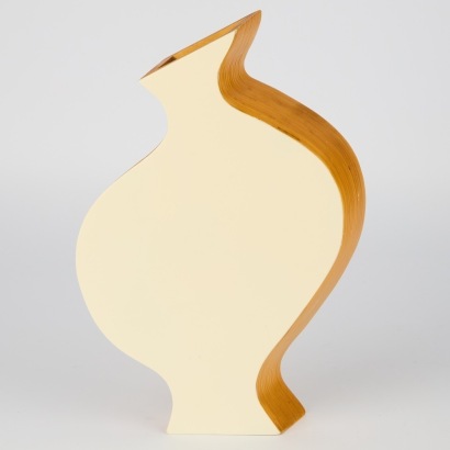 A Picasso Inspired Wood Vase