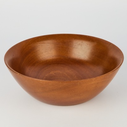 A Mid Century Modern Mahogany Bowl by Brena Bridget