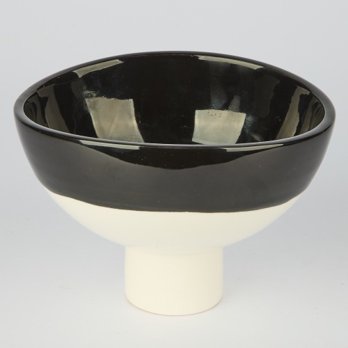 A Sussanah Bridges Pedestal Ceramic Bowl
