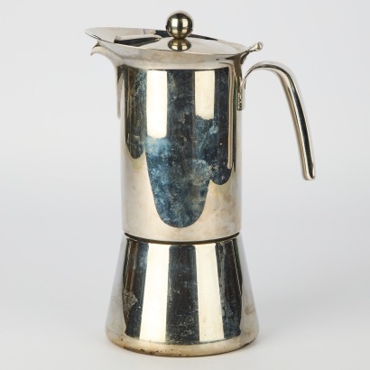 A Bialetti Stainless Steel Stovetop Moka