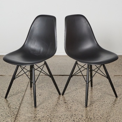 A Pair of DSW Eames Vitra Chairs