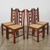 A Set of Four Arts & Crafts Revival Dining Chairs