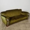 An Art Deco Streamline Moderne Sofa In Moss Green