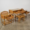 A Four Mid-Century Rattan Set - 2