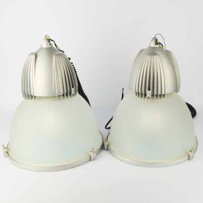 A Pair of Iguzzini Industrial Style Lamps