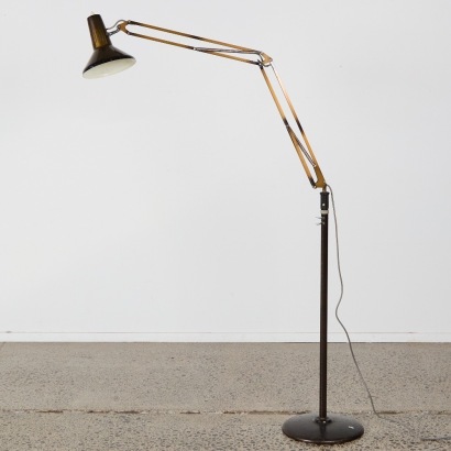 A Vintage Superlux Mid Century Floor Lamp on a Elmaco Base - AF