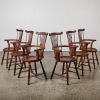 A Set of Six Windsor Armchairs