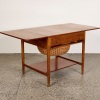A Mid-Century At-33 Hans J Wegner Sewing Table Original First Edition Piece, 1950s
