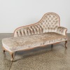A Victorian Inspired Tufted Chaise Longue