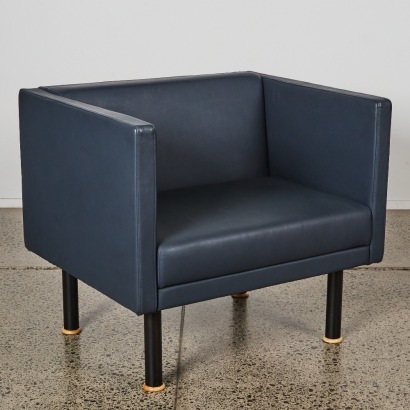 An EDO Leather Armchair by Schamburg and Alvisse for Zenith