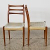 A Pair of Fred Lowen Fler Ladderback Dining Chairs by Broadhead Bros - 2
