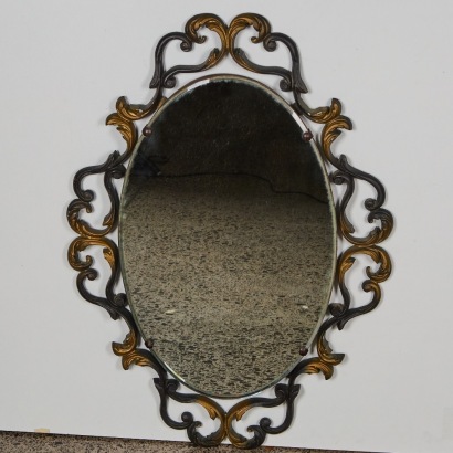 A Vintage Style Wall Mirror by Guildhall Ware