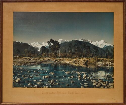 A Whites Aviation Hand Coloured Photograph of Clearwater Weheka