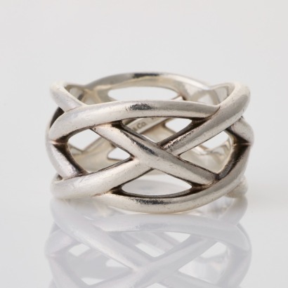 Tiffany & Co, Sterling Silver, Celtic Knot Ring