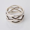 Tiffany & Co, Sterling Silver, Celtic Knot Ring - 2