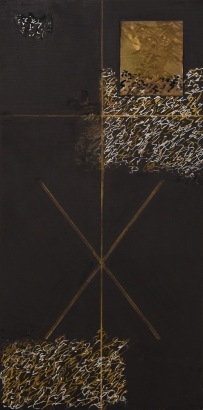 Golden X on Maiki Hill by Clive Arlidge, 1996