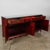 A Chinese 20th Century Hardwood Four-Door Side Cabinet - 2
