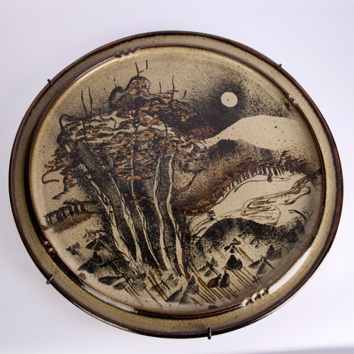 A Large John Aldo Hubbard Wall Mount Plate