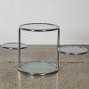 An Eileen Grey Style Glass Side Table - 2