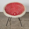 A Red John Crichton Blind Foundation Satellite Chair, 1950s