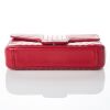 Prada, Red Impunture Quilted Calfskin Diagramme Flap Bag - 3