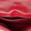 Prada, Red Impunture Quilted Calfskin Diagramme Flap Bag - 4