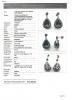 14ct White Gold, 10.00ct Tanzanite / 0.96ct Diamond Drop Earrings - 2