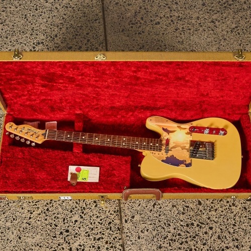 A Fender Telecaster Deluxe Series Fishman Powerbridge