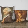 Two Pillows with Portraits