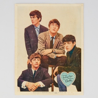 The Beatles Valentine Magazine A4 Original Poster Insert 1963