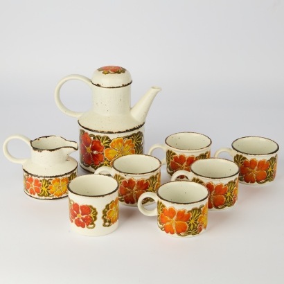 A Stonehenge Midwinter Pottery Coffee Set