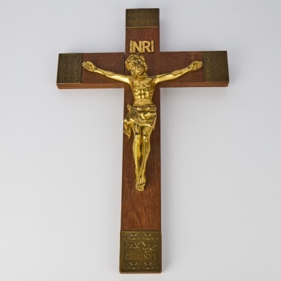 An Antique Wooden Crucifix