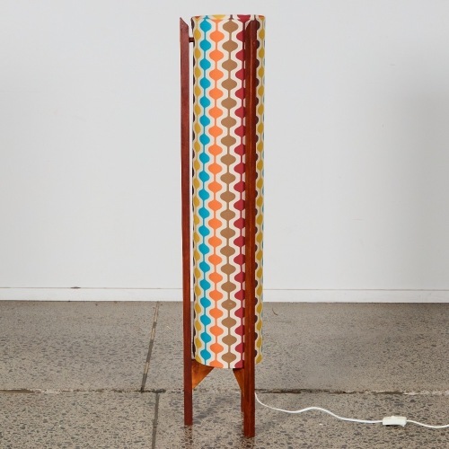 A Mid Century Rocket Floor Lamp