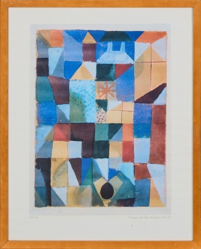 A Framed Paul Klee Reproduction Print