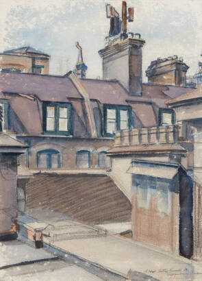 ERIC LEE-JOHNSON Above Little Russell Street, Bloomsbury, London and Bloomsbury London
