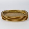 A Set of Six Temuka Serving Plates