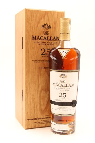 (1) Macallan 25 Years Old Sherry Oak (2019 Relase) (GB). 700ml 43%