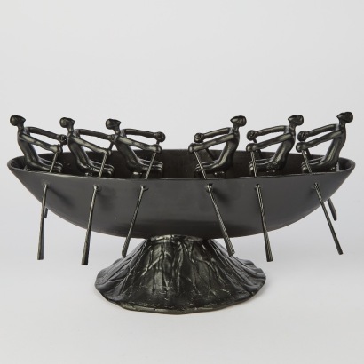 A Rowboat Metal Table Ornament
