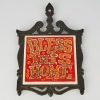 A Retro Tile & Iron Trivet 'Bless This Home'
