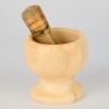A Rose Marble Mortar and Pestle