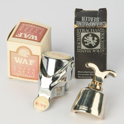 A Pair of Vintage Champagne Sealers
