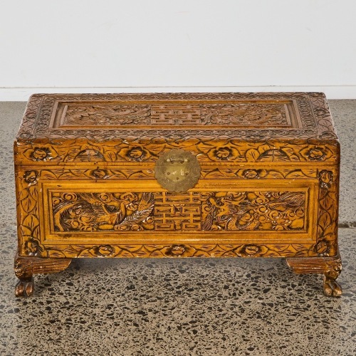 A Chinese Teak Chest