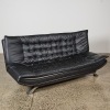 A Black Sofa Bed